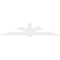 Ekena Millwork Redmond Architectural Grade PVC Gable Bracket, 108"W x 22 1/2"H x 4"D x 6"F, 5/12 Pitch GBP108X23X0406RED00 - alternate 4